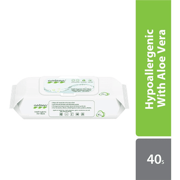 Water Wipes 12x40 Und (480 Wipes)30cm X 20cm Xl Bebes/adulto 