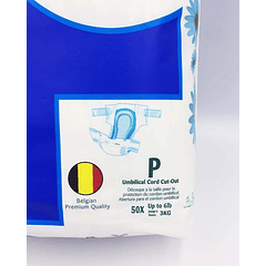 Pañal Ecológico Premium Prematuro Nateen 50 Unidades