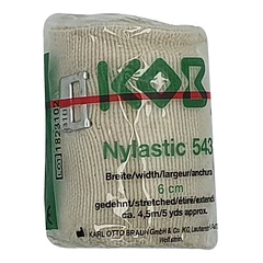 Venda Clasica Elastica Kob 6 Cm X 4,5 Metros( 3 Unidades )