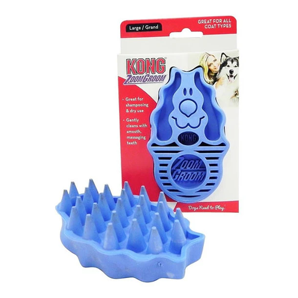 Kong Zoom Groom Para Tu Mascota  Perro Cepillo 