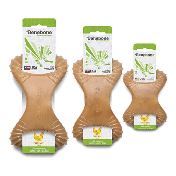 Hueso Para Perros, Limpia Dientes Talla L Sabor Tocino Eeuu 