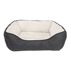  Cama Mascotas Dreamwell Perros/gato Rectangular Woof Gris