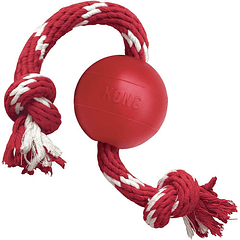 Kong Ball With Rope Para Tu Mascota Talla S/m 