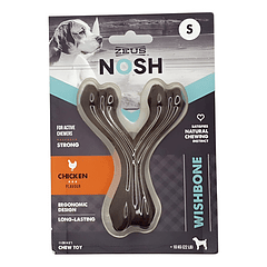 Juguete Zeus Nosh Wishbone Para Perros Sabor A Pollo Talla S