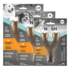 Juguete Zeus Nosh Wishbone Para Perros Sabor A Pollo Talla S
