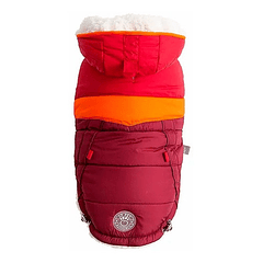 Gfpet Parka Trakking  Con Gorro Para Tu Perro Roja Talla Xs