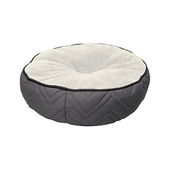  Cama Mascotas Dreamwell Perros/gato Donut Gris Blanca