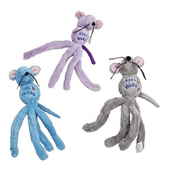 Kong Wubba  Cat Mouse Para Tu Mascota Perro/gato Talla S 