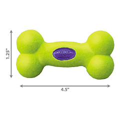 Kong Air Dog Squeaker Bone Para Tu Mascota Talla S