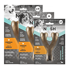 Juguete Zeus Nosh Wishbone Para Perros Sabor A Pollo Talla L 2