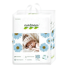 Pañal Ecológico Premium Flexible  Nateen 20 Unidades Newborn