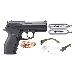 Pistola Aire Balin Crosman + Kit 2 Co2 +200 Bal+lent Cal4,5