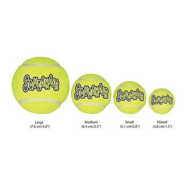 Kong Air Ball Squeakair 1 Unidad Para Tu Mascota Talla Xl 