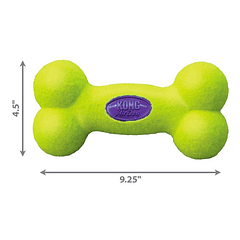 Kong Air Dog Squeaker Bone Para Tu Mascota Talla L