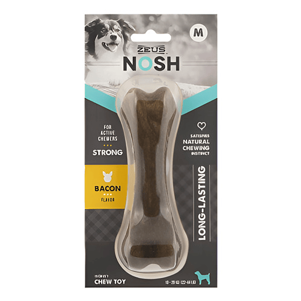 Juguete Zeusnosh Bone Strong Para Mascota Talla M De Tocino 