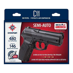 Pistola Crosman Semi-automatic Modelo C11 480 Ft Cal 4,5