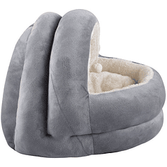  Cama Mascotas Dreamwell Perros/gato Igloo Gris