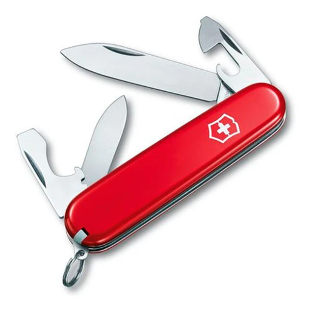 Navaja De Bolsillo Recruit 0.2503 Con 10 Funciones Roja 
