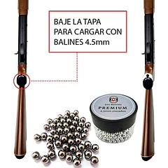 Rifle Aire Cossman 2100 Para Caza Con Bomba Disparo