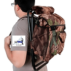 Piso De Caza Zlip Camuflado Yqfb345 Con Mochila Plegable 1