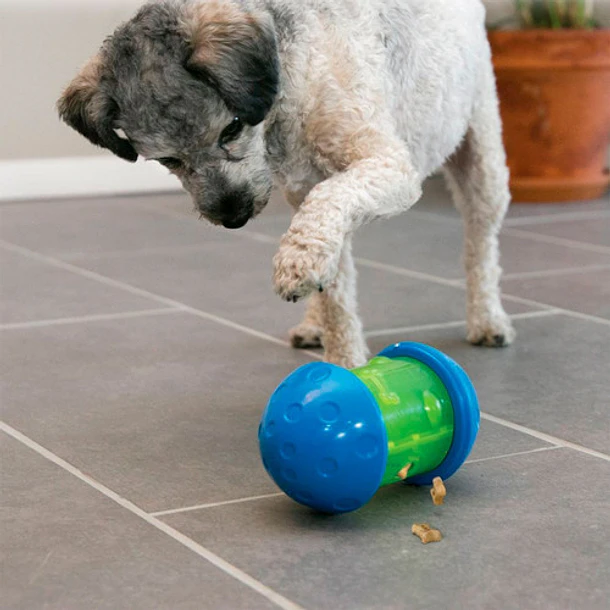 Juguete Kong Inteligencia Spin Dispensa Alimento Y Bocados 3
