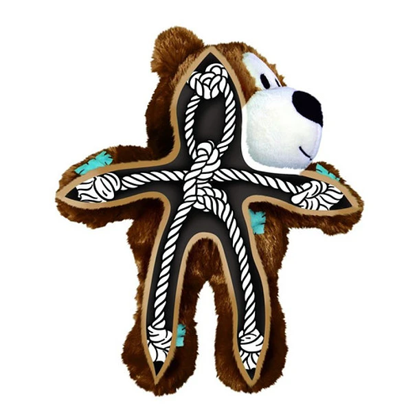Kong Wild Knot Oso De Peluche Juguete Para Mascota Talla S 2