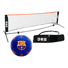 Red Futbol Tenis 4 Mts + Balón Oficial Barcelona Marca Drb 1