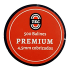 500 Balines Tec 4.5 Mm Cobrizados Máxima Calidad 2