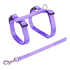 Arnés Con Correa Para Gatos Nylon  2