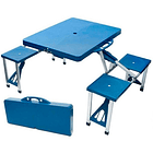 Mesa Plegable 4 Sillas Safari Camping, Playa Piscina Sf553 6