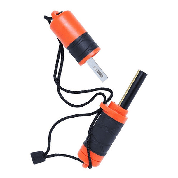 Pedernal Supervivencia Iniciador De Fuego Flame Nautika 6en1 2