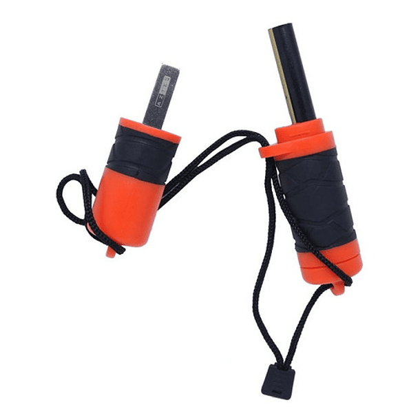 Pedernal Supervivencia Iniciador De Fuego Flame Nautika 6en1 4