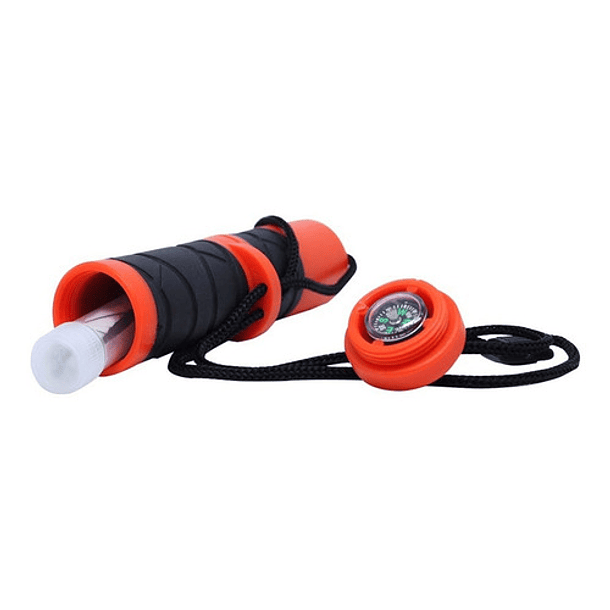 Pedernal Supervivencia Iniciador De Fuego Flame Nautika 6en1 5