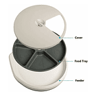 Dispensador Automático De Alimentos Mascotas Pawise 1200ml 2