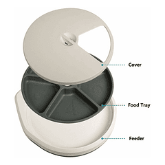 Dispensador Automático De Alimentos Mascotas Pawise 1200ml