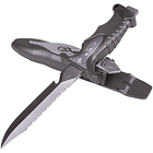 Puñal O Cuchillo De Buceo Ist Acero Inoxidable Con Funda 1