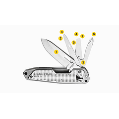Multiherramienta Navaja Leatherman Free T2  Bx Original 