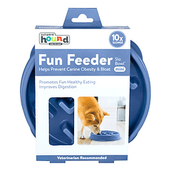Outward Hound Fun Feeder Slo Bowl Comedero Lento Perros L