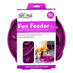 Outward Hound Fun Feeder Slo Bowl Comedero Lento Perros L