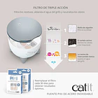 Catit Fuente Bebedera Pixi De Acero Inoxidable Inteligente 4