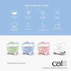 Catit Fuente Bebedera Pixi Purificadora De Agua 2,5l 14