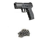 Pistola Aire Comprimido 4.5, Co2 Kwc Modelo Taurus. Balines 2