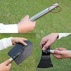 Pala + Hacha + Sierra + Estuche Zlip Supervivencia Camping 3