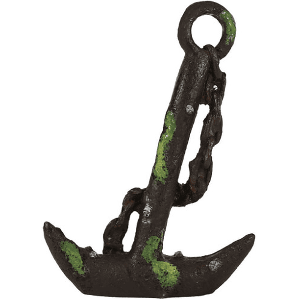 Boyu Adorno Ancla De Barco 12x9x3 Cms Para Tu Acuario 