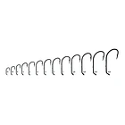 Anzuelos Falcon Claw Garra Aguila/bronceado100 Unidades#4/0 3