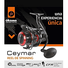 Reel Frontal Okuma Ceymar C-65 Derecho/izquierdo Color Negro 8