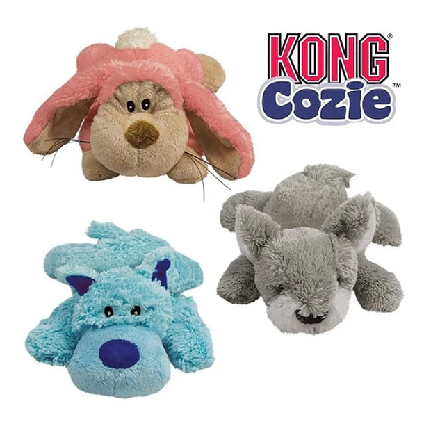 Peluche De Juguete Para Tu Mascota Kong Cozie 4
