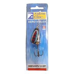 Señuelo Pesca Spinner Falcon Claw Aero Viblex Fluor V3-rt