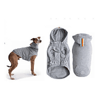 Gfpet Poleron Urban  Con Gorro Para Tu Perro Gris Talla S 1