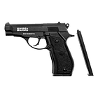Pistola Swiss Arms Negra P84 + 5 Co2 + 500 Balines Zincados 1